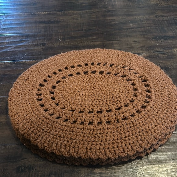 Other - Boho Crocheted Set of 4 Placemats